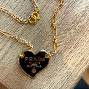 Prada Heart Necklace